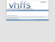 Tablet Screenshot of panel.vhffs.org